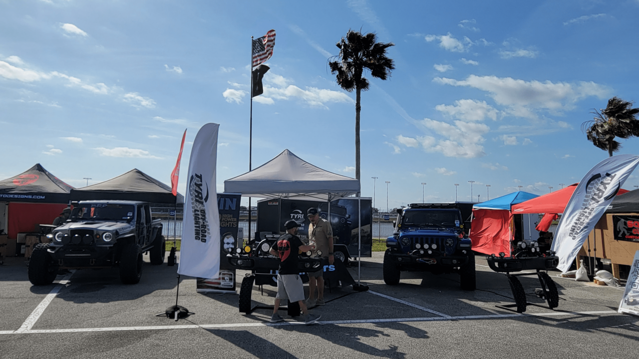 TYRI Americas Off-road booth at a show