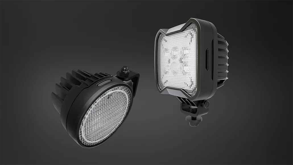 TYRIBASEline ライト（BASEline R2 SwivelとBASEline S2を黒のグラデーション背景で表示